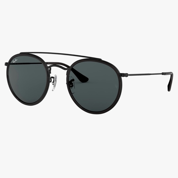 Ray-Ban Accessories - Ray-Ban RB3647N Double Bridge Round Sunglasses black